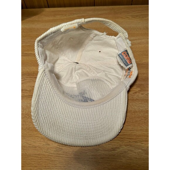 Vintage Sports Specialties New York Mets Cord Corduroy‎ Hat White Rare Script - Picture 5 of 7
